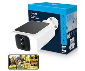 GNCC Camera Surveillance WiFi Exterieure sans Fil Solaire, 5G/2.4GHz WiFi