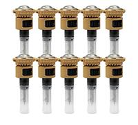 GNCGarden Buses rotatives RainBird R-VAN18 - Arc fixe à 360° - Portée 4 à 5,5 m - Buses pour diffuseurs/arroseur Rain Bird - Doré - Plastique - Rotatif