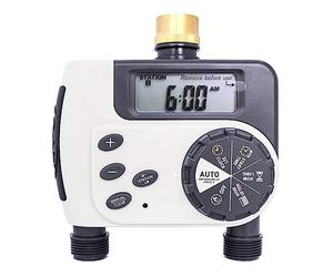 GNCGarden Orbit 94148 Buddy II Programmeur d'irrigation numérique - Programmeur d'arrosage à deux ports - Programmeur d'irrigation à piles