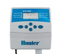 GNCGarden Programmateur d'arrosage électrique Eco Logic 4 Stations Intérieur Hunter - Hunter ELC-401I-E - Hunter Eco-Logic Programmateur d'Intérieur - Minuteur pour arrosage 24V