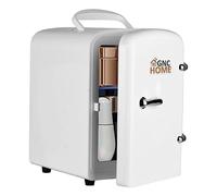 GNCHome Mini réfrigérateur Blanc - Petit réfrigérateur 4L, Réfrigérateur pour chambre, Réfrigérateur cosmétique, Fonction Refroidir et Chauffer, Réfrigérateur de voiture