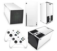 GNG Skin Blanc Compatible avec Console Xbox Series X + 2 manettes
