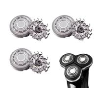 GNHG Lot de 3 SH90 Tete de Rasoir pour Philips Serie 9000, têtes de rechange pour rasoir électrique avec lame tranchante, compatibles avec la série de rasoirs 9000,Accessoires de rasage