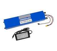 GNIUBBDB Batterie Lithium-ION 36 V 20 Ah 10S3P pour vélo électrique avec Chargeur, Protection BMS intégrée, idéale pour Moteur de vélo électrique 200-800 W XT60 Plug+SM Plug