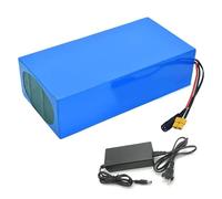 GNIUBBDB Batterie Lithium-ION 48 V 15 Ah pour vélo électrique avec Chargeur 54,6 V 2 A, 13S6P, BMS intégré pour Moteur 250 W, 300 W, 350 W, 500 W, 750 W T Plug