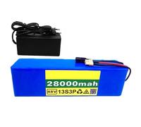 GNIUBBDB Batterie Lithium-ION 48 V 28 Ah 13S3P pour vélo électrique avec Chargeur + BMS 30 A pour kit Moteur inférieur à 1 000 W XT90 Plug