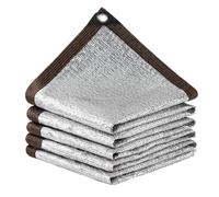 GNKBTOF 8 x 9.3 m Filet d'ombrage pour Voiture - Filet d'ombrage de Jardin - Refroidissement Respirant - 90% - Facile à Suspendre - Filet en Aluminium pour serres, pelouses, poulaillers et chenils