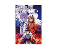 GNKIO Anime Neon Genesis Evangelion Japanese Cartoon Poster Peinture décorative Toile Art mural pour salon, chambre à coucher 30 x 45 cm (30 x 45 cm)