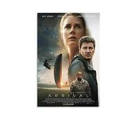 GNKIO Arrival Movie Poster Final Amy Adams Jeremy Renner Peinture décorative sur toile pour salon, chambre à coucher 60 x 90 cm