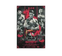 GNKIO Bloodsport 1988 Poster sur toile Motif Movie 40 x 60 cm