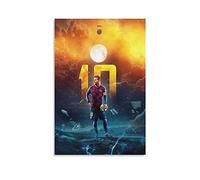 GNKIO Leo Messi The King of Football Poster sur toile pour décoration de chambre à coucher Motif famille moderne 20 x 30 cm