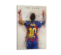 GNKIO Lionel Andrés Messi Poster décoratif sur toile pour salon, chambre à coucher 30 x 45 cm