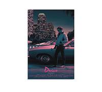 GNKIO Movie Drive Lot de 4 affiches sur toile Motif famille moderne 30 x 45 cm