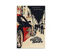 GNKIO Movie Fast and The Furious Impression sur toile Poster et art mural Impression moderne Famille Chambre à coucher Décoration Poster 30 x 45 cm