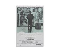 GNKIO Movie Posters Taxi Driver 1976 Impression sur toile 50 x 75 cm