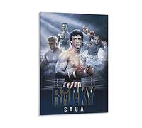 GNKIO Movie Rocky Balboa Poster sur Toile Art et Mur Image Impression Moderne Famille Chambre Décor 40 x 60 cm
