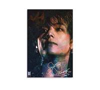 GNKIO Music BTS V Taehyung Poster Peinture décorative sur toile Art mural pour salon, chambre à coucher, 50 x 75 cm