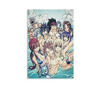 GNKIO Poster de dessin animé Fairy Tail Fairy Tail Art Hiro Mashima - Décoration murale pour salon, chambre à coucher - 30 x 45 cm