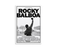 GNKIO Poster de film Rocky Balboa Peinture décorative sur toile Art mural pour salon, chambre à coucher, 60 x 90 cm