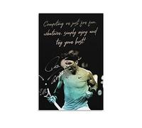 GNKIO Poster Motivant Tennis Rafael Nadal Rafa - Toile Art Mural Impression Moderne pour Famille Chambre à Coucher Décor 30 x 45 cm