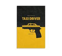 GNKIO Poster sur toile Taxi Driver Robert De NIRO - Décoration murale pour chambre à coucher - 30 x 45 cm