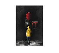 GNKIO Stephen King's It Poster mural sur toile Motif famille moderne 50 x 75 cm