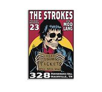 GNKIO The Strokes Posters for Room Aesthetic 90s Cool Poster décoratif sur toile pour salon, chambre à coucher 50 x 75 cm