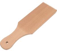 Gnocchi -Board modèle parfaitement courbé Easy Grip poignée en bois de hêtre paddle Pasta Making Tool