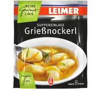 Gnocchis de semoule Leimer, une garniture de soupe populaire pour 8 portions 100g