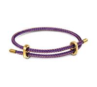 GNOCE Basic Pink Purple Bracelet ajustable avec 2 bouchons, bracelet en acier inoxydable pour femmes, cadeau de charme festif pour elle