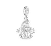 GNOCE Charm Pendentif Schtroumpf Pendentif 925 Perles En Argent Sterling Pour Les Femmes Et Les Filles Cadeau De Bijoux Pour Les Fans De Cinéma (Bébé Schtroumpf)
