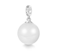 GNOCE Huiles essentielles blanches laitigneuses boule de parfum diffuseur pendentif breloques pour bracelet/collier, argent 925 breloques pour femmes filles femme fille bijoux cadeau, Diametro Interno