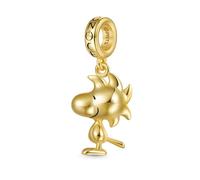 GNOCE Pendentif à Breloque Cacahuètes Debout Snoopy En Argent Sterling 925 Pour Femmes Et Filles Bijoux Cadeau Pour Les Fans (Woodstock)