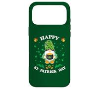 GNOME Amusant et Mignon Tenant Un Pot de pièces de Monnaie pour la Saint-Patrick Coque pour iPhone 17 Pro Max