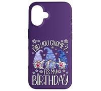 GNOME Birthday for Women Did You GNOME It`s My Birthday Coque pour iPhone 16