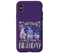GNOME Birthday for Women Did You GNOME It`s My Birthday Coque pour iPhone X/XS