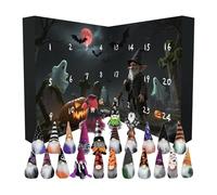 Gnome Calendrier De L'avent 2025, Calendrier Du Compte À Rebours D'Halloween 2025, Figurines Collectionnables Lutins Pour Enfant Ados Adultes Fête Célébration Vacances