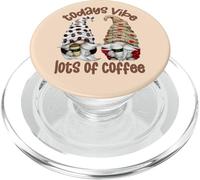 GNOME Coffee Cup Graphic for Women Who Loves Lots of Coffee PopSockets PopGrip pour MagSafe