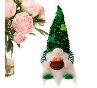 GNOME De Saint-Patrick, Peluche GnomesDeLa Saint-Patrick, décorationsDe Nains Nains Verts pour La Maison avec Lumières LED | Ornements De Table, décorationsScandinaves Tomte stPat