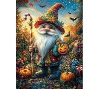GNOME d'halloween 500 Pieces Casse-tête Créatif en Carton Épais Contes de fées Animaux et Plantes Difficulté Moyenne Activité Manuelle Loisir Créatif Cadeau Créatif Événement Festif Premium 500 PCS