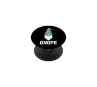 GNOME drôle Disant gnope Humour Minimaliste PopSockets PopGrip Adhésif