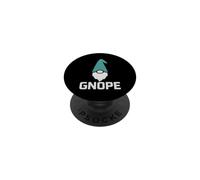GNOME drôle Disant gnope Humour Minimaliste PopSockets PopGrip Adhésif