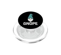 GNOME drôle Disant gnope Humour Minimaliste PopSockets PopGrip pour MagSafe