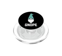 GNOME drôle Disant gnope Humour Minimaliste PopSockets PopGrip pour MagSafe
