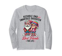 Gnome drôle Trou du cul Papa Smartass Fille Best Friends Life Manche Longue