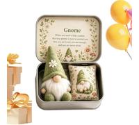Gnome en Peluche Figurines De Collection D'Art De Poche En Tissu Dans Une