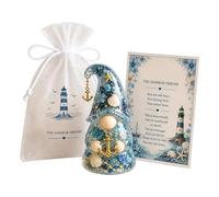 Gnome Figurine with Quote Card - Resin Desk Decor | Acrylic Table Ornament
