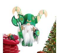 Gnome Guerrier ,| Figurine en peluche naine - Tenant une hache et un bouclier portant une cape, décor de guerrier suédois médiéval Miniature pour les décorations de Table d'étagère de plateau à plusie