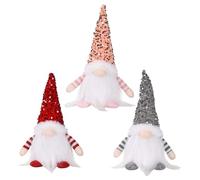 Gnome Lumineux, Lutin Farceur En Peluche, Mini Elfe, Traîneau de Noel Deco Noël Peluche Elfe Christmas Décoration pour Maison Cuisine, Pour Décoration De Noel Et Décoration De Table (01 A, 30X10cm)