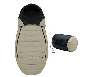 Gnome Maxi 100 | Chancelière Universelle pour Poussette | Sac de Couchage poussette Imperméable | Doolittle couleur Winter Sand | Hiver 100 g